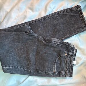 Garage Women's Straight Leg Jeans - Dark Gray